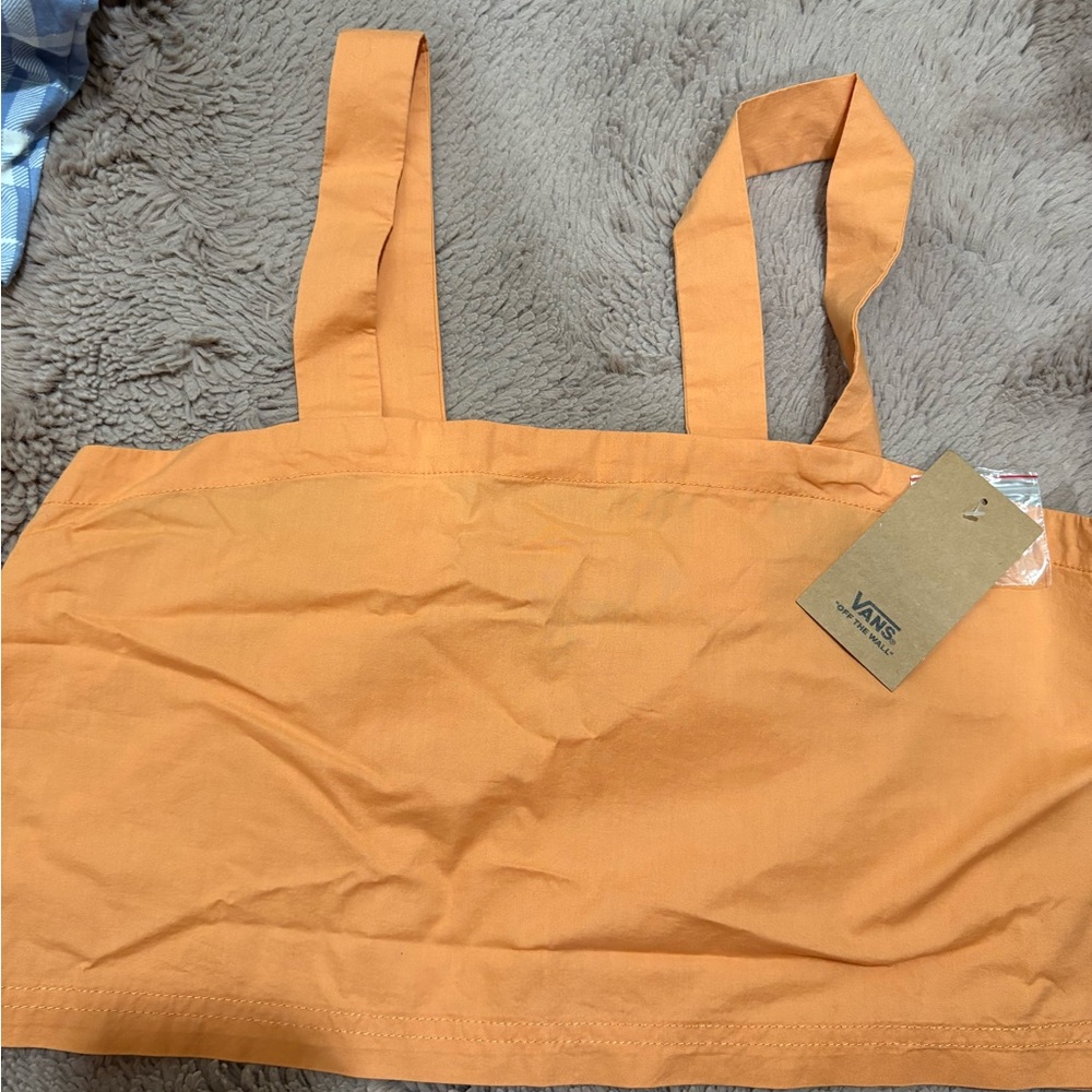 Vans Vibrant Orange Crop Top